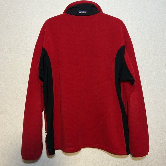 Patagonia Men’s Polartec Regulator Red Zip Up Fleeced Jacketet Size XL - Picture 7 of 15